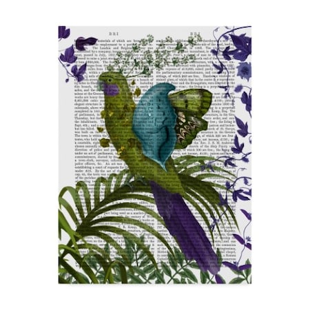 Fab Funky 'Fantasy Parrot 1' Canvas Art,24x32